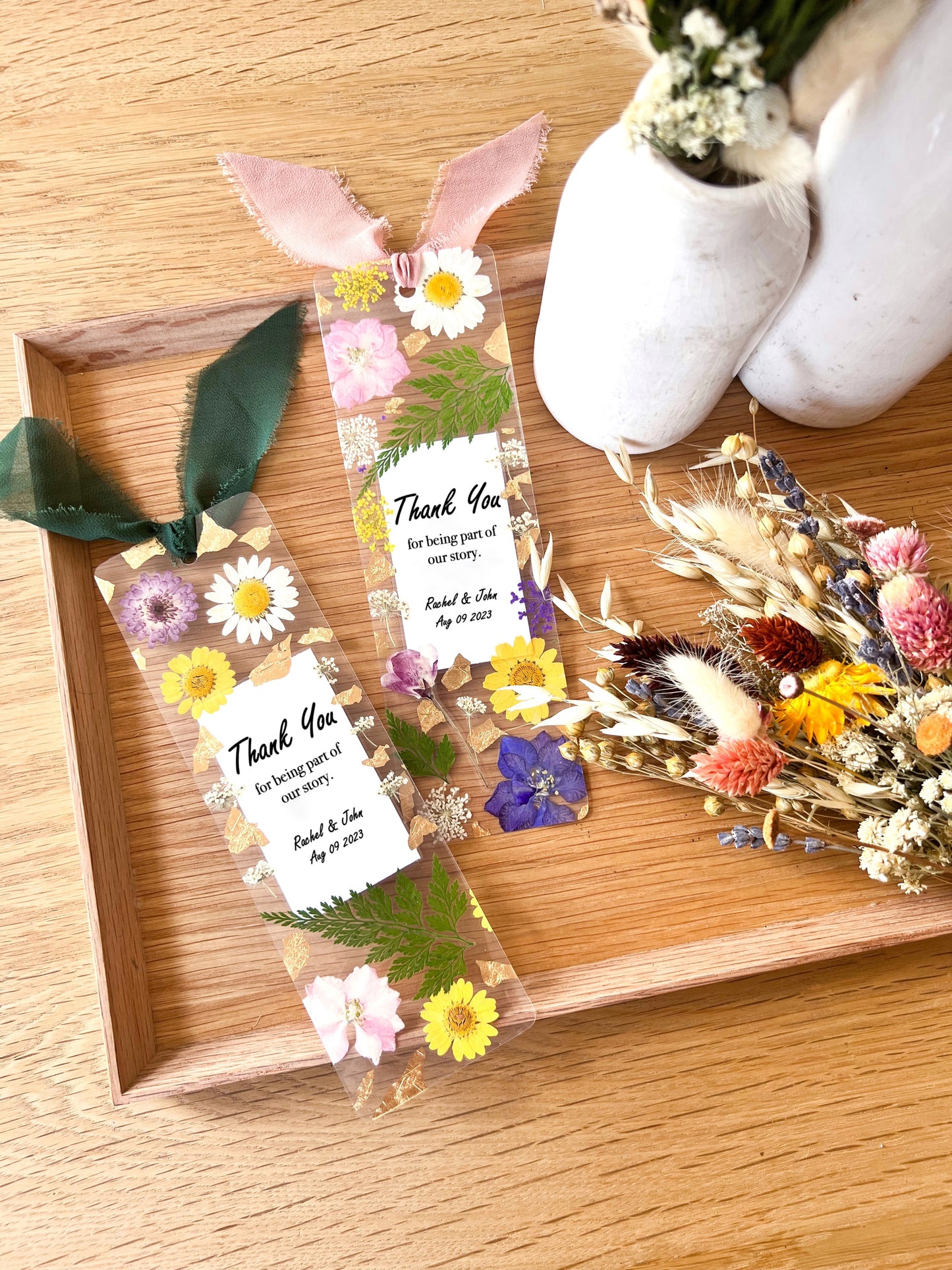 Thank You For Being Part Our Story | Wedding Bookmark