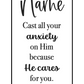 1 Peter 5 | Cast All Anxiety On Him Because He Cares for You