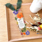 John 14:27 | I Do Not Give as the World Gives | Pressed Flower Bookmark