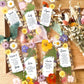 John 14:27 | I Do Not Give as the World Gives | Pressed Flower Bookmark