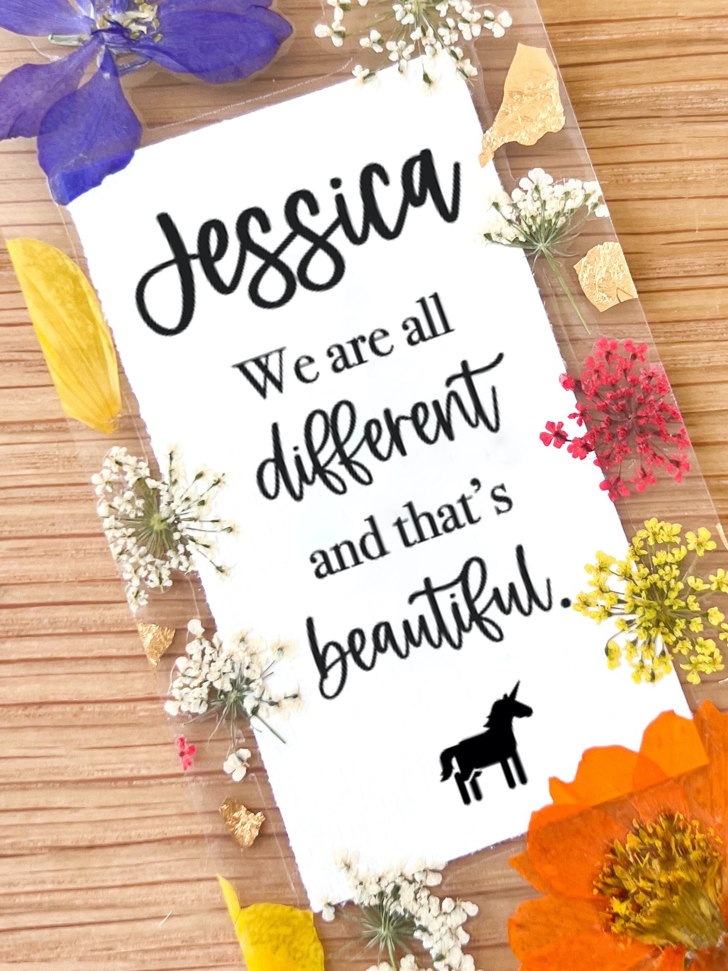 We Are All Different That's Beautiful | Children's Bookmark