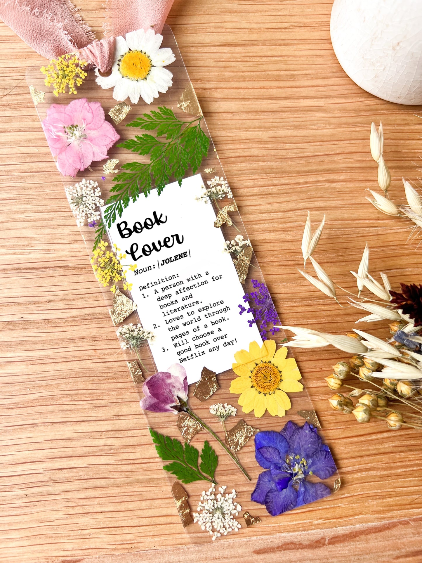 Book Lover Definition | Friendship Bookmark