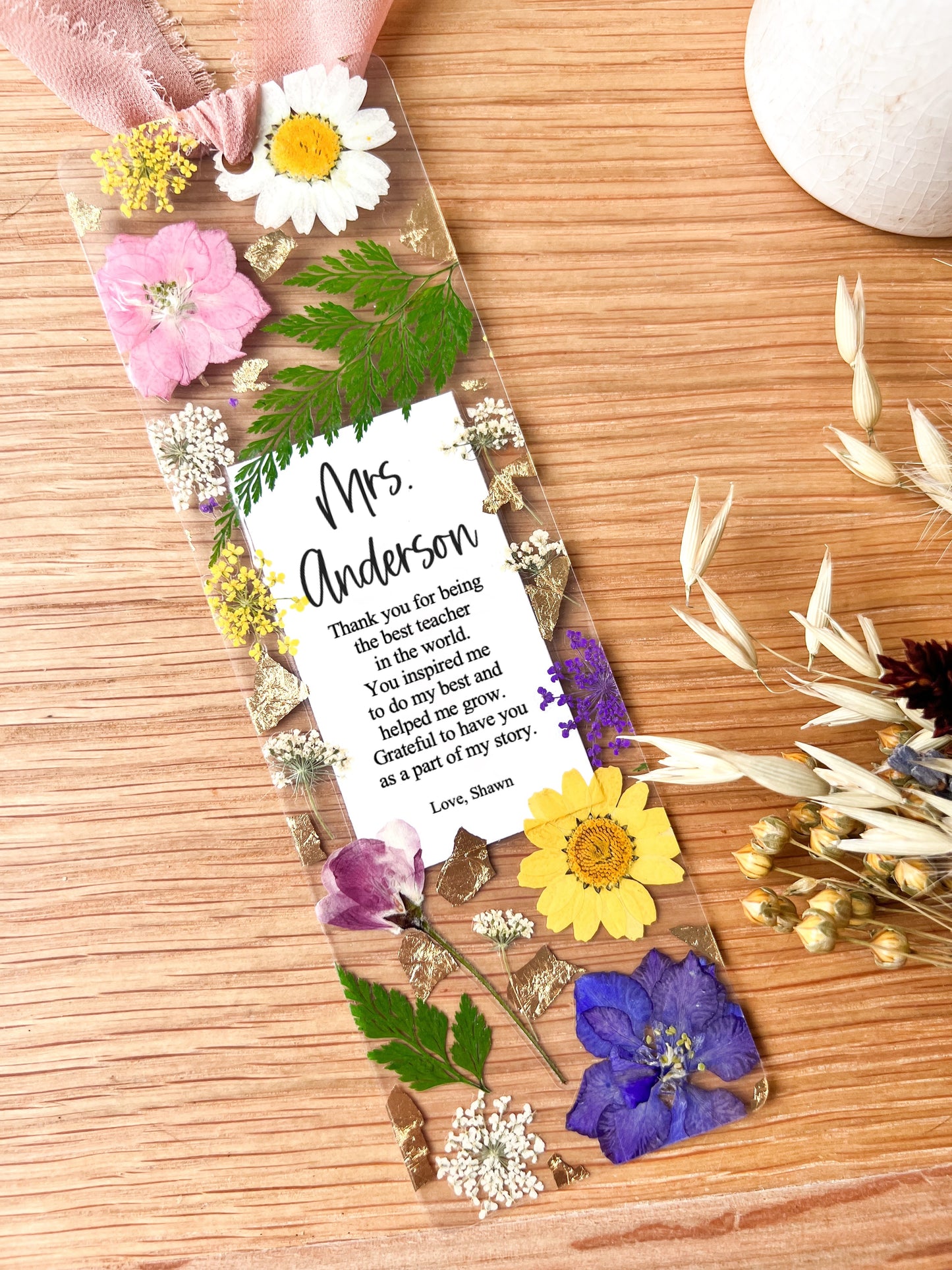 Thank You for Being the Best Teacher | Appreciation Bookmark