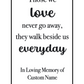 Those We Love Never Go Away | Memorial Bookmark