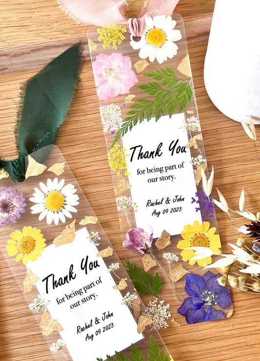 Thank You For Being Part Our Story | Wedding Bookmark