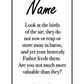 Matthew 6:26 | Look at the Bird of the Air | Pressed Flower Bookmark