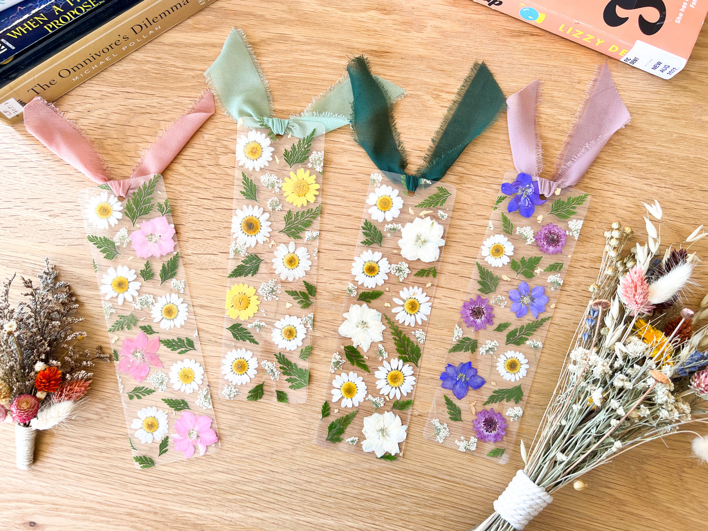 Full Pressed Flower Bookmarks [No Quote]