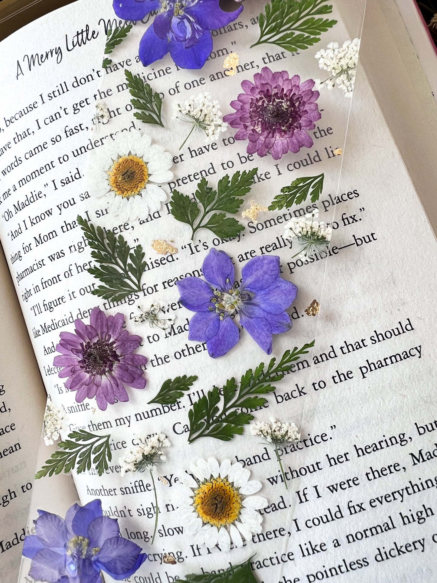 Full Pressed Flower Bookmarks [No Quote]