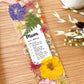 Bookmark includes the following message: Mom Noun:[custom name] Definition: 1. Loving mother; 2. Beautiful and kind; 3. Gracious and encouraging; 4. Accepts me for who I am; 5. Everything that is lovely, sweet and amazing in this world.