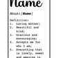 Mom Definition | Pressed Flower Bookmark