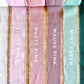 Bridesmaid Custom Message Pressed Flower Bookmark