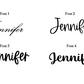 Custom Name | Pressed Flower Bookmark